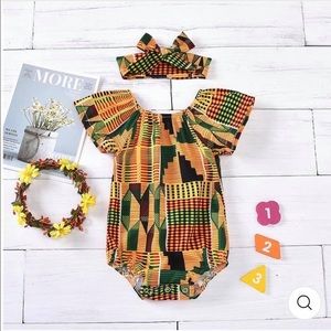 Cute suit with headband